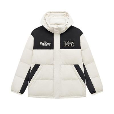 特步有暖气运动羽绒服男款2024秋冬新款加绒保暖外套976429190578