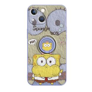 苹果14promax手机壳新款15卡通可爱16派大星iphone13pro海绵宝宝12带指环11支架17液态硅胶xr适用x全包8plus