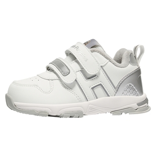 暇步士童鞋儿童小白鞋冬季加绒保暖宝宝鞋轻便防滑休闲棉鞋运动鞋