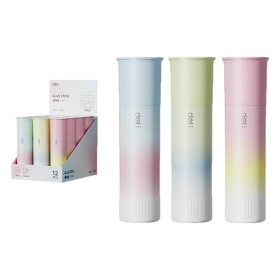 得力高颜值固体胶易推盖黑科技