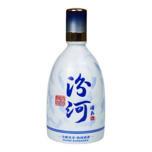 辰天陶瓷天蓝色酒瓶定制LOGO水滴型白酒瓶家居密封藏酒壶商务礼品