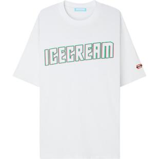 ICECREAM 春夏男印花棉质平纹布T恤