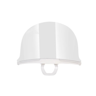 透明口罩餐饮专用食品食堂厨师厨房塑料防口水飞沫脸微笑面罩防护