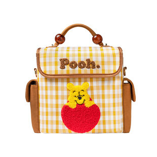 Disney/迪士尼维尼熊系列单反相机包多功能双肩包轻便收纳包书包