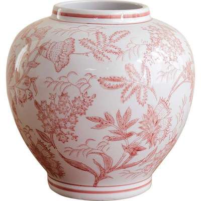 新中式彩色青花瓷花瓶客厅插花