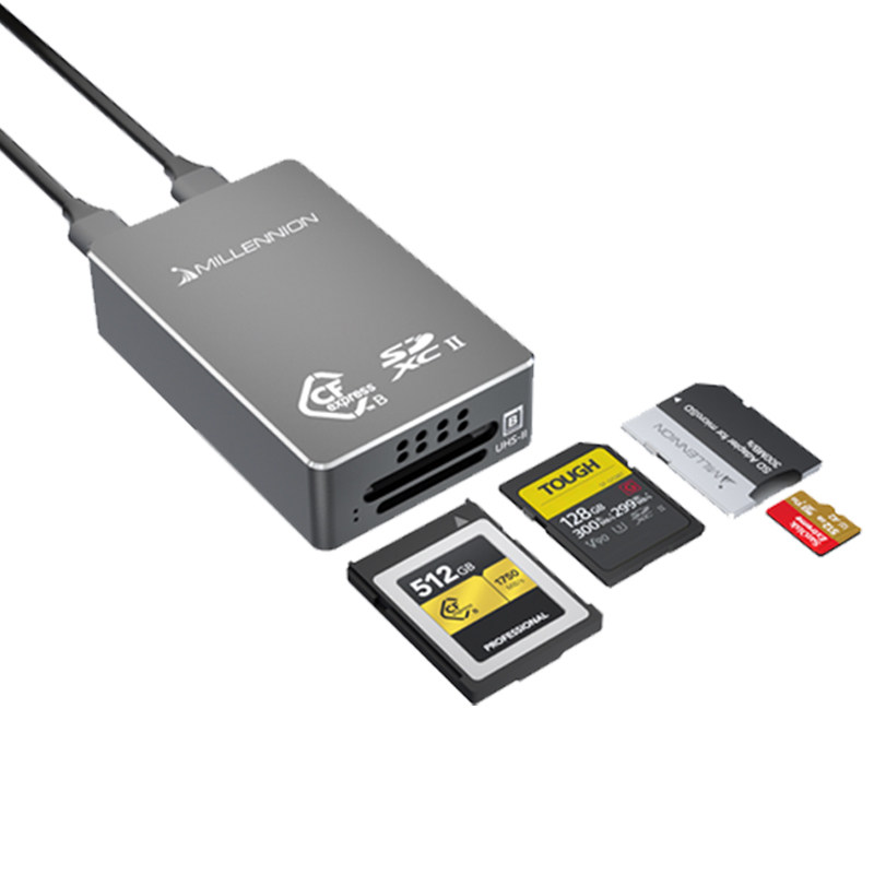 迈和伦CFB+SD+TF3合1风冷读卡器