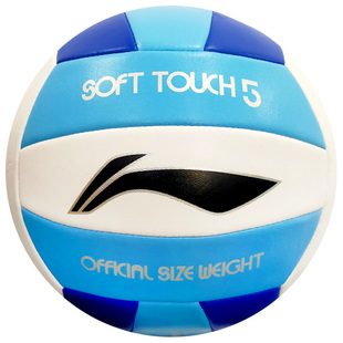 李宁排球中考学生专用初中生体育考试硬排小学生标准款气拍球5号