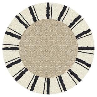 圆形地毯客厅单人沙发毯卧室电脑转椅地垫梳妆台椅子垫书房摇椅垫