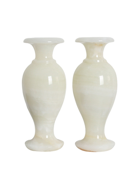 天然大理石花器摆件组合