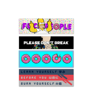 TLP套贴 变色龙绝命毒师辛普森Simpsons甜甜圈学到好过烧到贴纸