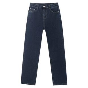 烟管裤女春秋2026新款爆款高腰法棍小个子裤子九分窄版直筒牛仔裤