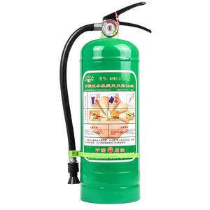 国标3升水基灭火器3L家用店用商铺用工厂年检手提式绿色消防器材