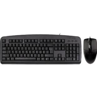 双飞燕有线键盘鼠标套装办公家用游戏台式机笔记本USB键鼠套经典