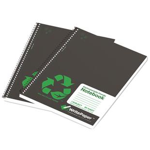 凯萨美式黑色线圈笔记本 黑色软抄线圈本 A4随记线圈笔记本 A5考试笔记本 学生笔记本 办公笔记本 可撕易撕