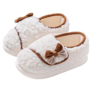 月子鞋冬季2025新款包跟棉鞋防滑保暖家居孕妇产后毛毛棉拖鞋女士