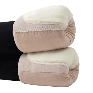 驼绒棉裤女外穿冬季加绒加厚打底裤东北特厚大码高腰护膝保暖裤