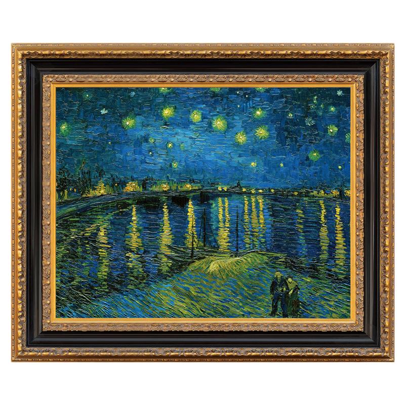 风色梵高玄关卧室书房风景油画