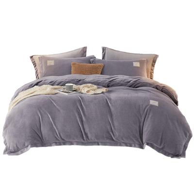 牛奶绒四件套博洋家纺