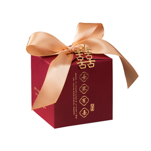 结婚喜糖吾家有喜礼盒套装成品含糖果伴娘回礼婚礼婚糖高档伴手礼