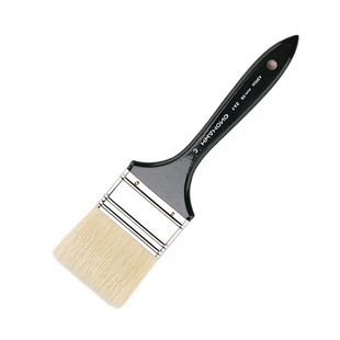 韩国进口HwaHong华虹画刷猪鬃油画刷145大号刷子排笔板刷油画刷