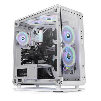 TT竖装显卡海景房台式机水冷机箱