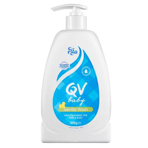 Ego QV儿童洗发沐浴二合一婴儿沐浴露洗发水儿童低泡大黄鸭500g