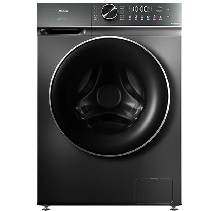 美的12kg滚筒洗衣机一级大容量洗脱10公斤家用全自动除菌烘干V36T