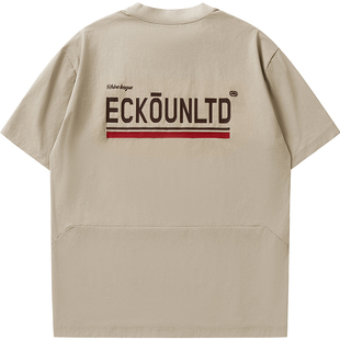 ecko红犀牛 字母印花薄款凉感速干短袖t恤男女款2026夏季新款上衣