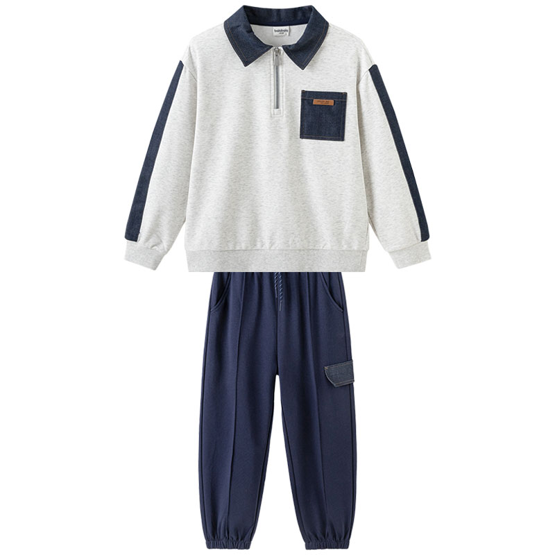 巴拉巴拉男童运动套装中大童衣服
