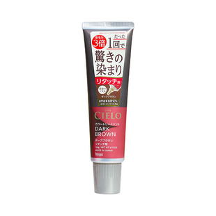 日本美源Cielo宣若局部染发剂膏女补发根神器遮盖白发植物不伤发