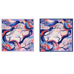 故宫 卿云春生真丝丝巾 春夏新款披肩女 生日礼物 故宫官方旗舰店