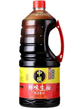 中坝口蘑老字号炒菜黄豆生抽酱油