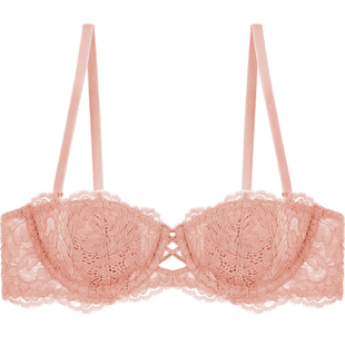 【品牌特惠】宝诗嫣法式蕾丝内衣女小胸聚拢文胸显大性感薄款胸罩