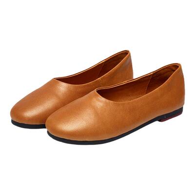 四季新款平底原创浅口圆头女鞋