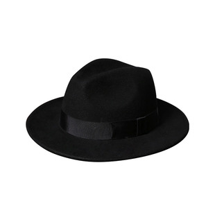 mrduck德比 手工制澳洲兔毛毡帽秋冬男士大礼帽 轻奢级羊毛呢帽子