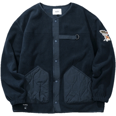 nauticawhitesail摇粒绒外套