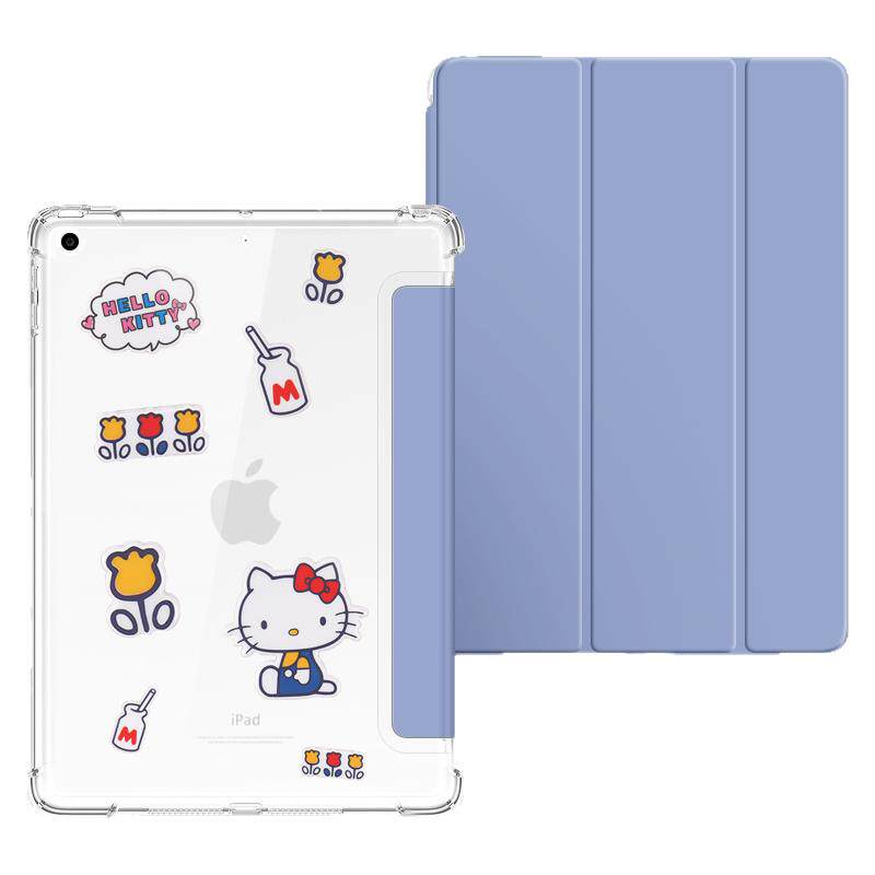 适用2021新款iPad保护壳10.2三折air4保护套2018第八代2020透明2019防摔pro11硅胶mini5平