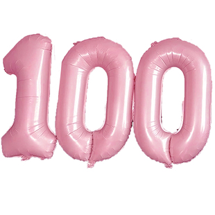 女宝宝100天满月百天百日宴装饰拍照道具场景布置婴儿30数字气球