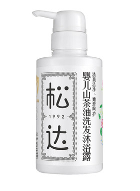 松达婴儿山茶油洗发沐浴露300ml