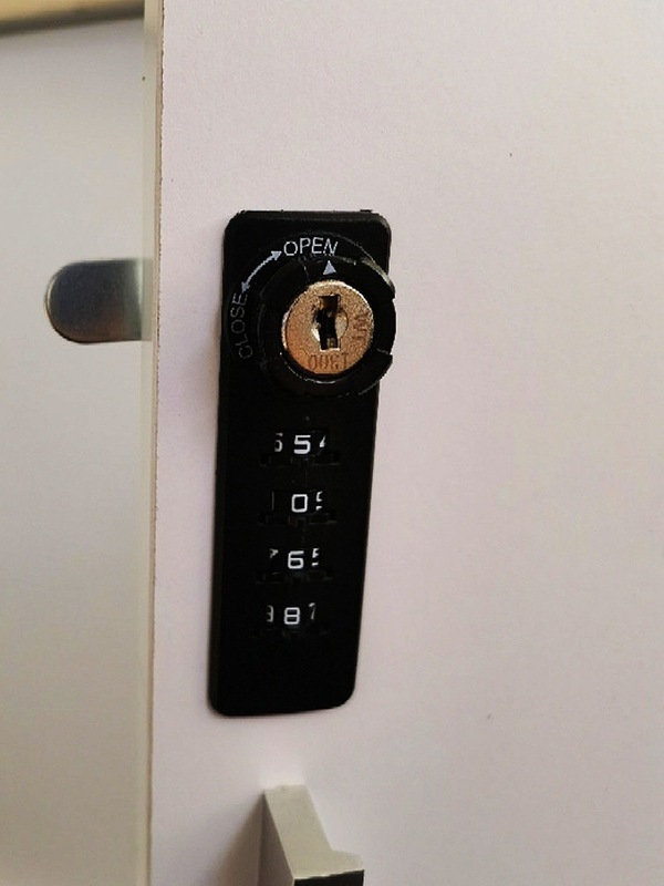 ft橱门密码锁机械锁木柜档案柜文件柜锁办公铁皮抽屉锁舌直衣柜转