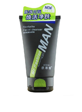 依琳娜男士焕活能量洁面膏120g