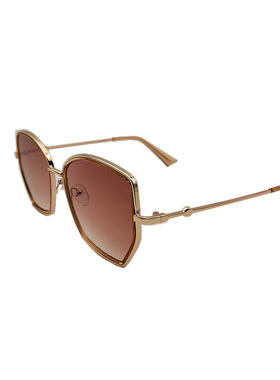 大脸女粉茶色韩版网红潮太阳镜