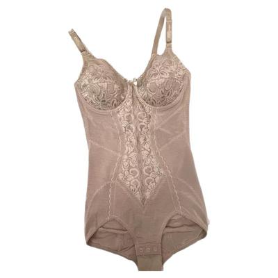 强压力收腹有钢圈连体塑身内衣