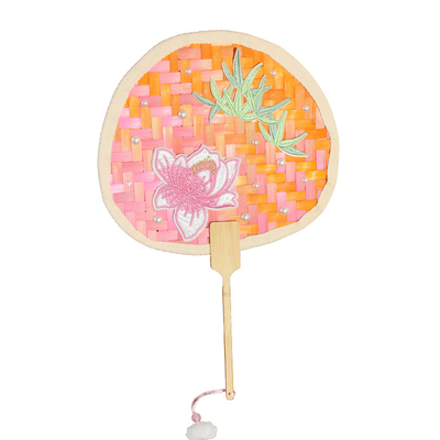 古风竹编珍珠扇DIY材料包