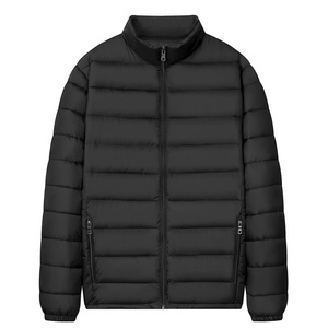 轻薄羽绒棉服男士2024新款冬季连帽保暖棉袄百搭轻便春秋立领外套