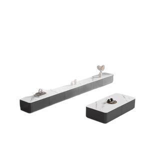 岩板电视柜茶几组合客厅现代简约小户型轻奢落地柜实木电视机柜子