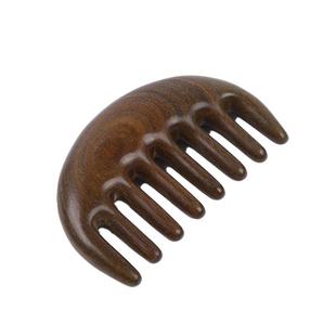 承善堂绿檀木按摩梳子随身携带紫光檀头部经络梳头疗刮痧全身通用