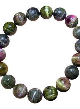 天然透体猫眼碧玺手链女