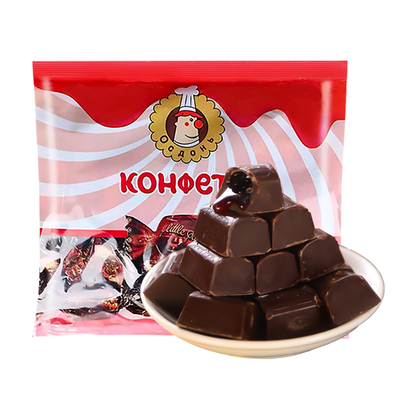 进口俄罗斯酒心巧克力糖年货喜糖