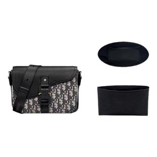 适用Dior迪奥老花马鞍信使包mini小号中号邮差包内胆包撑内衬袋轻